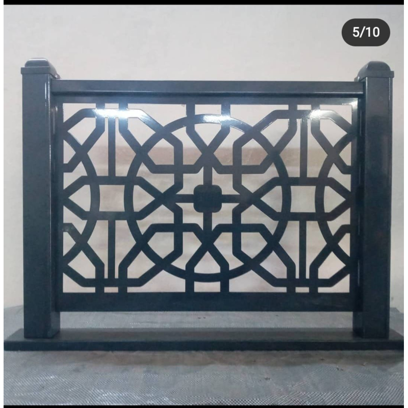 Wall Mounted Laser Cut Fence