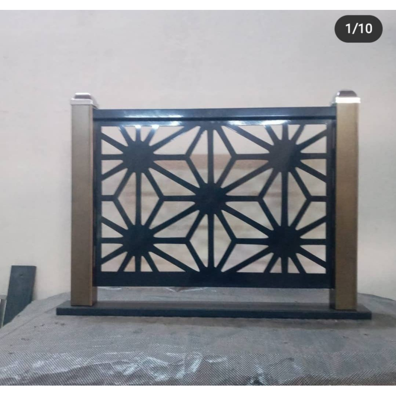 Wall Mounted Laser Cut Fence