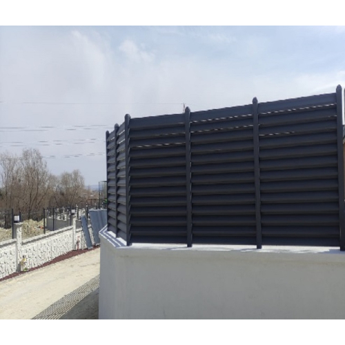 Wall Mounted Louvered Fence