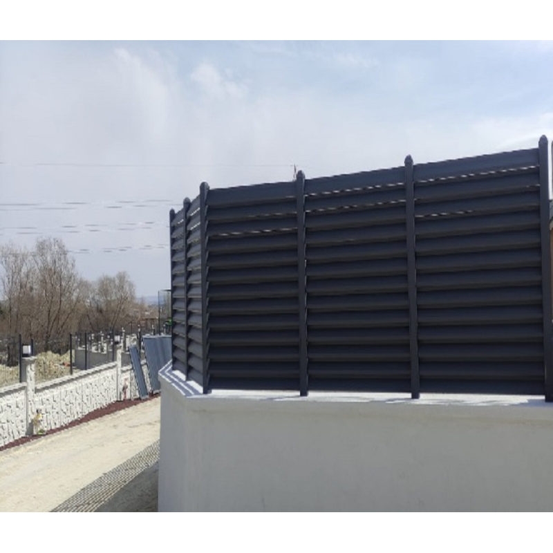 Wall Mounted Louvered Fence