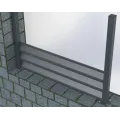 Wall Mounted Louvered Fence